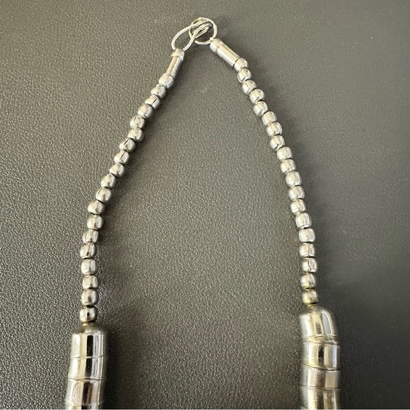 Vintage Bendable Snake Necklace 31" Mixed Metal Bold Statement Layering Art boho - Picture 6 of 7